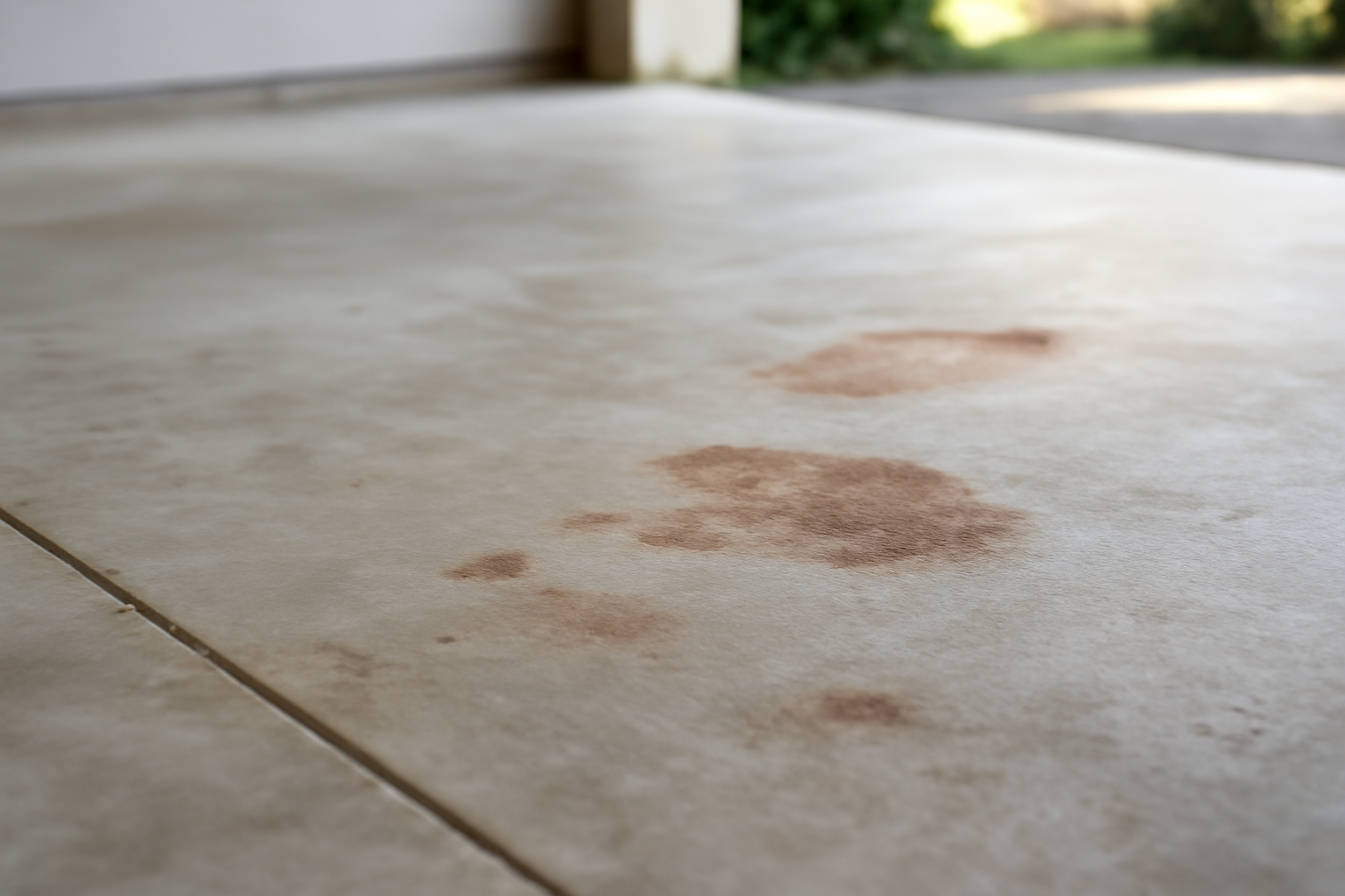 Fading Color and Stubborn Stains on Concrete