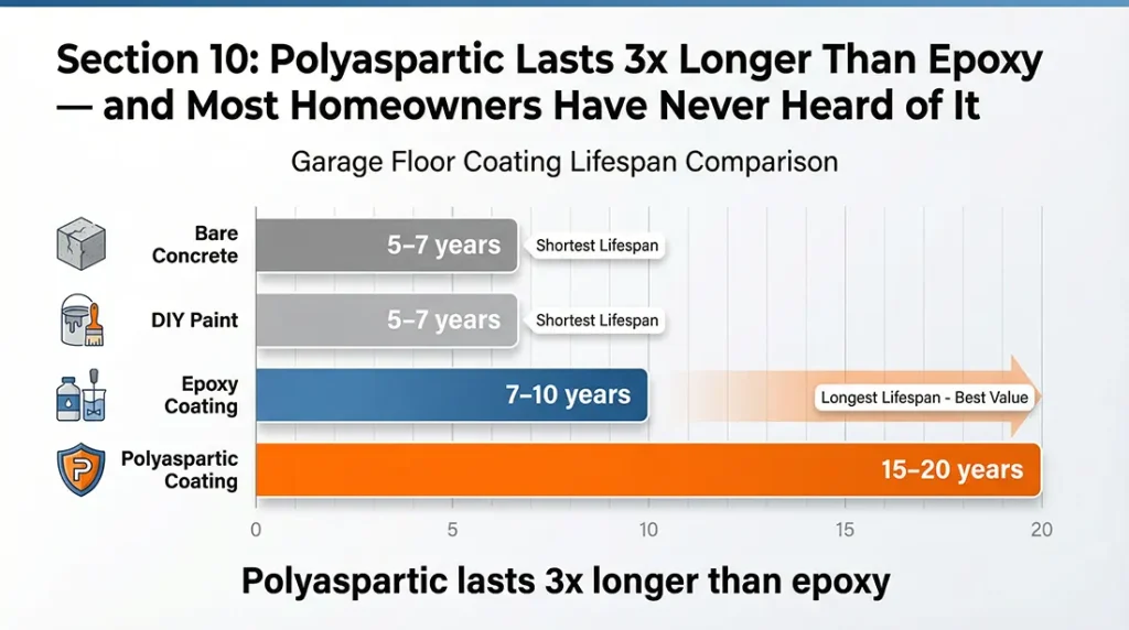 Polyaspartic Lasts 3x Longer Than Epoxy — and Most Homeowners Have Never Heard of It