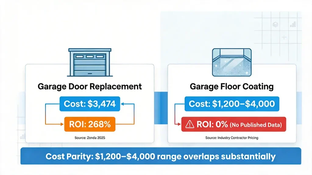 The #1 ROI Home Upgrade and a Floor Coating Cost Roughly the Same. Only One Has Published Data